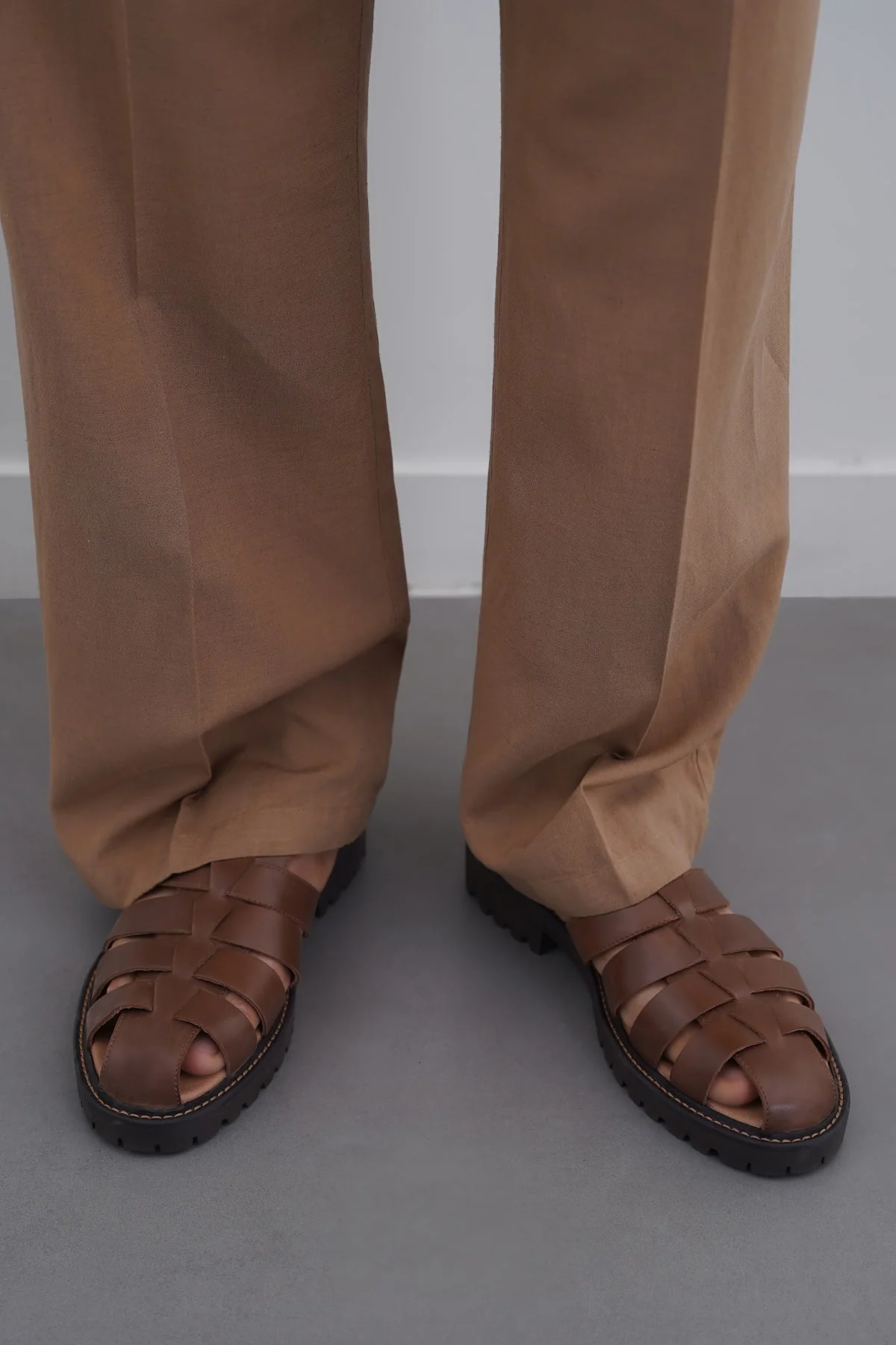 CLASSIC FISHERMAN LEATHER SANDALS