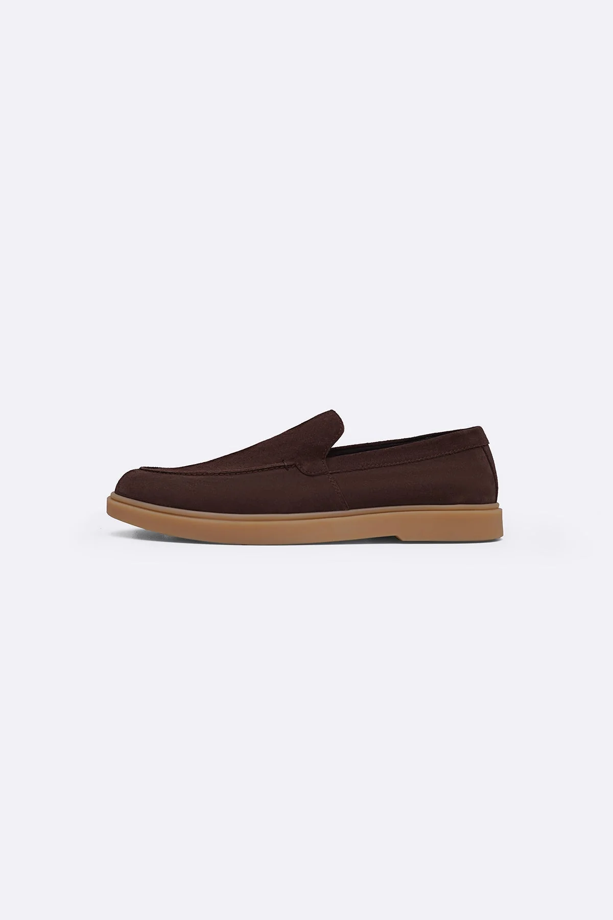 SUEDE LEATHER SLIP-ON LOAFERS